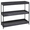MCW-K71 Standregal Dunkelgrau 3 Ablagen Holz Metall Bild 2