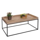Couchtisch MCW-K71 Holz Metall Naturfarben Bild 1