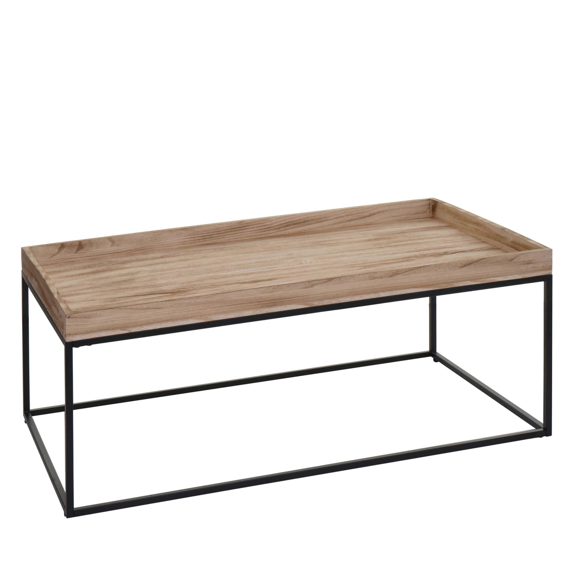 Couchtisch MCW-K71 Holz Metall Naturfarben - Bild 2