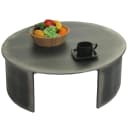 MCW Couchtisch L74 Industrial Rund Ø80cm Metall-Optik Silber Bild 1