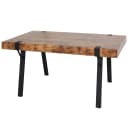 MCW Esstisch Industrial Metall 150x90cm Dunkle Wildeiche Bild 2