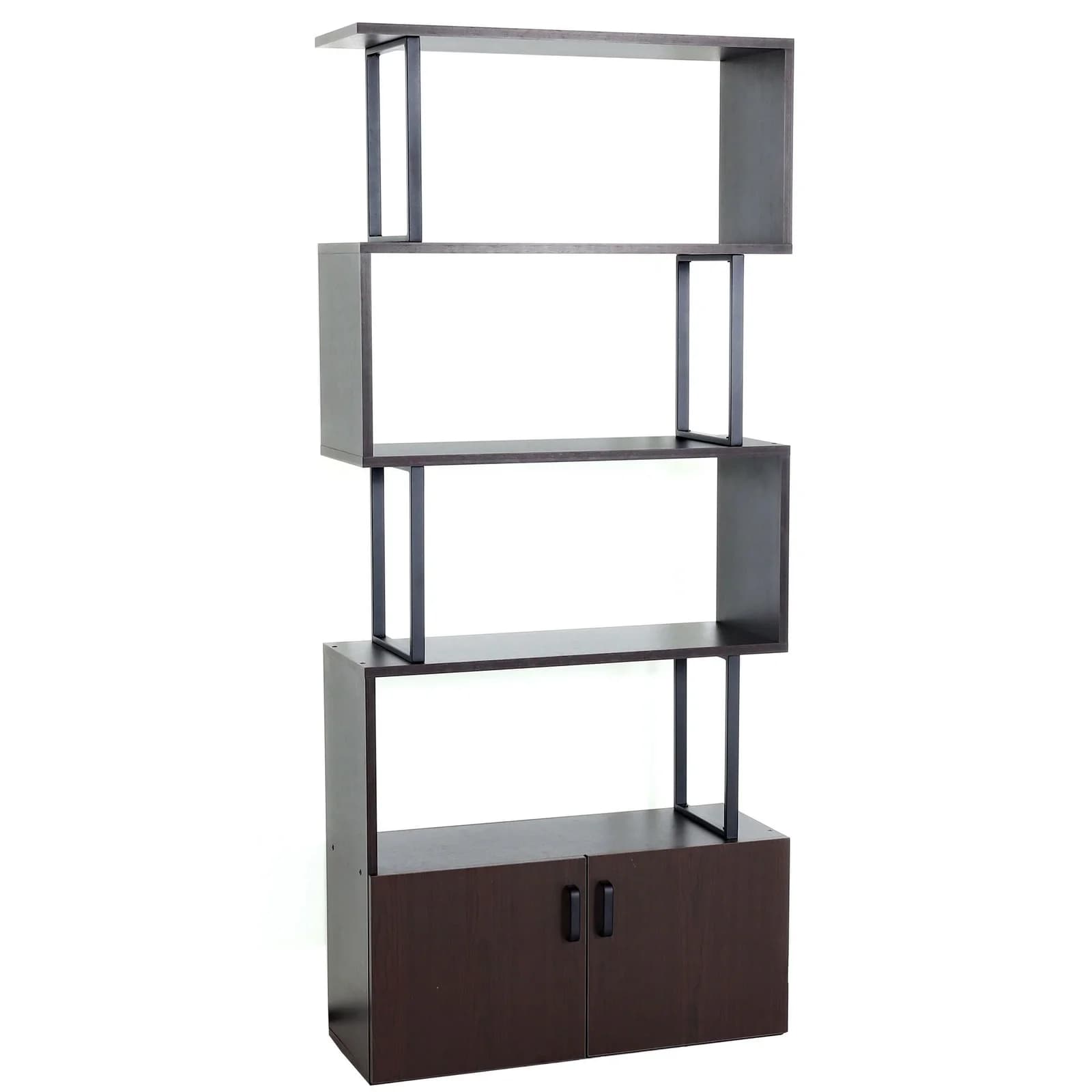 MCW Bücherregal MCW-A27 Dunkelbraun mit Staufach - Bild 2