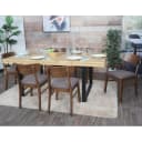 6er-Set Esszimmerstuhl MCW-M59 Massivholz Dunkles Gestell Taupe Bild 1