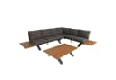 MCW Aluminium Garten-Garnitur MCW-M62, 6-tlg. Sitzgruppe mit Holzoptik Bild 2