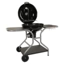 Grillwagen MCW-N16 Holzkohlegrill Standgrill Gartengrill mit Deckel drei Ablagen Stahl Emaille Bild 2