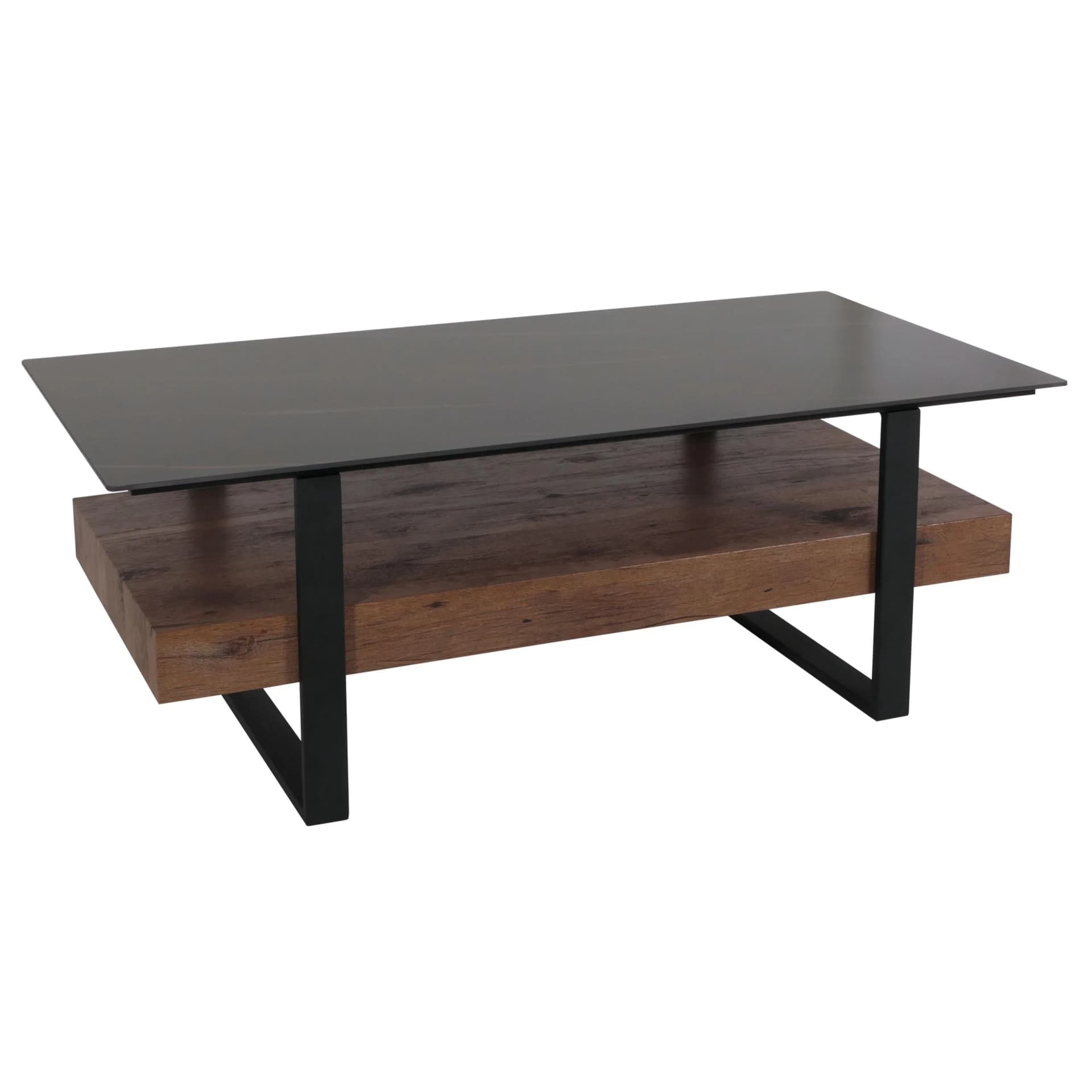 MCW Couchtisch MCW-L88 mit Sintersteinplatte und Marmor-Optik - Bild 2