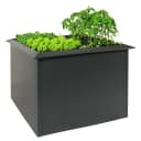 Hochbeet MCW-N24 Metallhochbeet Gemüsebeet Blumenkasten Pflanzkübel Schneckenkante 78x110x110cm Eisen 44kg Anthrazit Bild 1