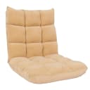 Bodensessel MCW-N43 Relaxsessel Klappbar 6 Positionen Samt Beige Bild 2