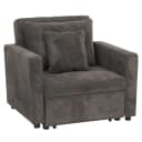 MCW Schlafsessel MCW-L90 Cord Dunkelgrau mit Schlaffunktion Bild 2