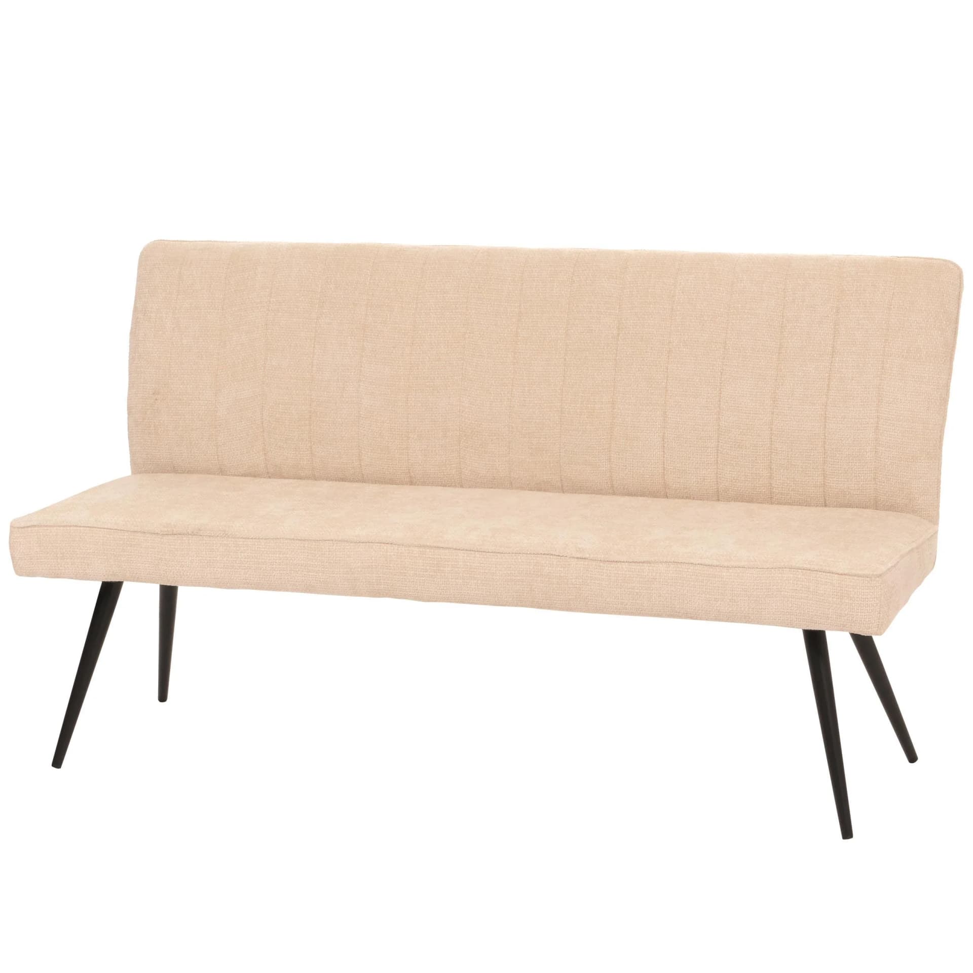 MCW Sitzbank MCW-K16 Esszimmerbank mit Rückenlehne Chenille Creme - Bild 2