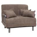 Schlafsessel MCW-K29 Bouclé Stoff Hellbraun Bild 2