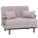 MCW Schlafsessel MCW-K29 Grau Bouclé Stoff Klappbar Gästebett Bild 2