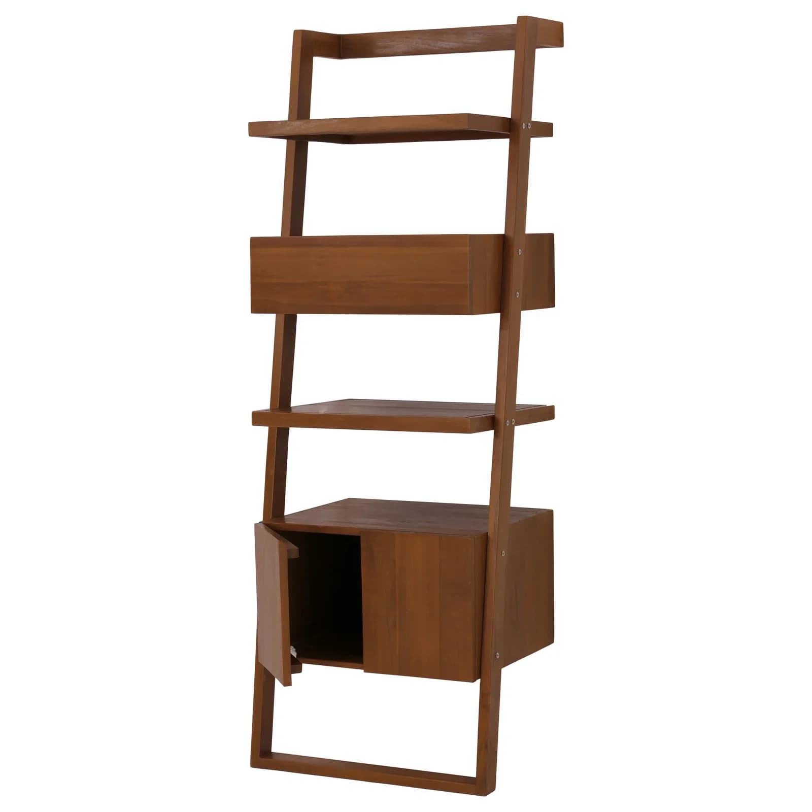 MCW Teak-Leiterregal Badschrank Badregal Badezimmer B-Grade Teak - Bild 2