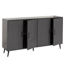 MCW Sideboard MCW-N89 Grau Fischgrätenmuster Melaminholz Bild 2