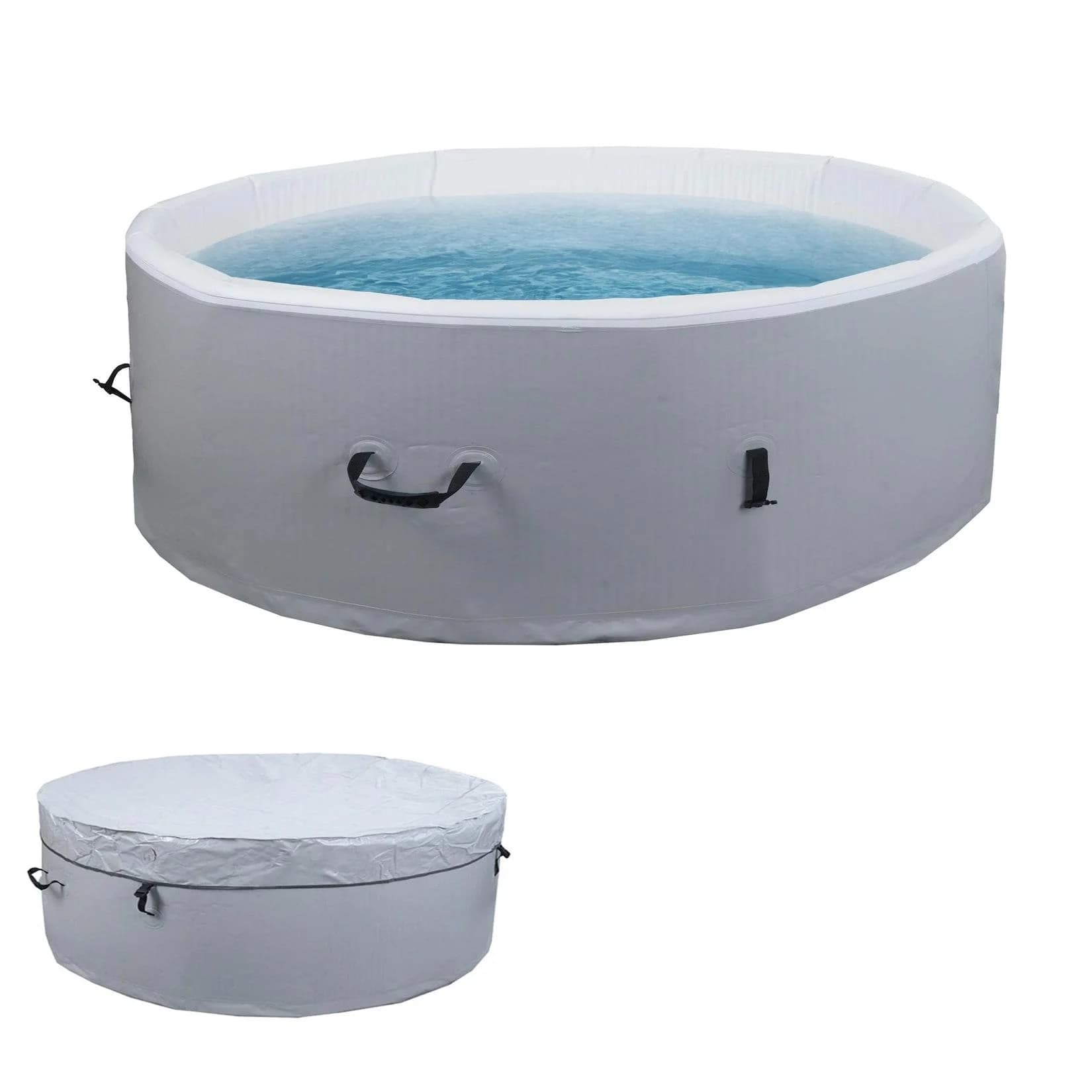 Whirlpool MCW-N97 aufblasbar 5 Personen rund Ø180cm grau-weiß