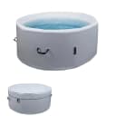 MCW-N97 aufblasbarer Whirlpool 4 Personen rund grau-weiß Bild 1