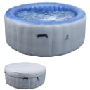 MCW-N97 Aufblasbarer Whirlpool 4 Personen grau-blau Bild 1