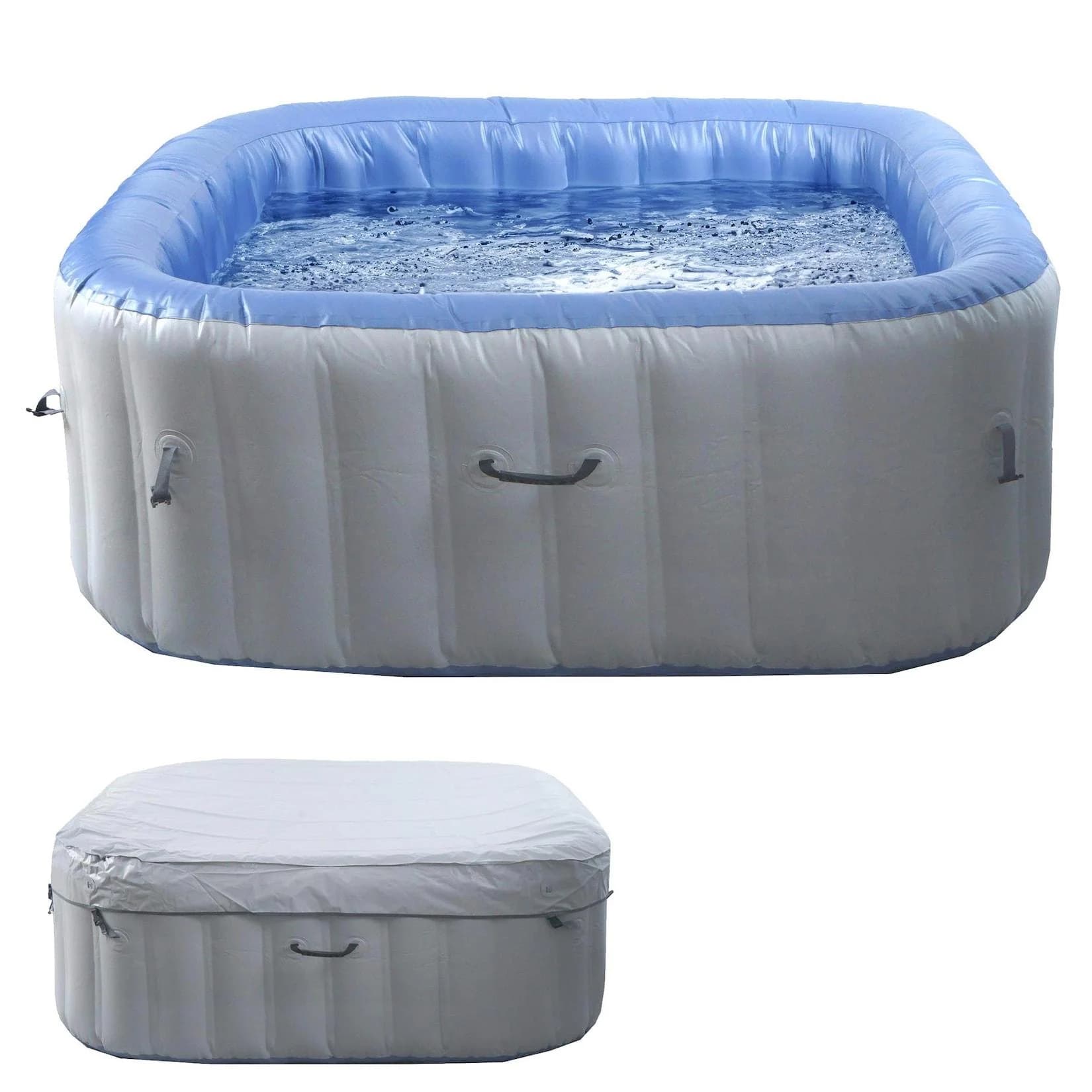 Whirlpool MCW-N97 aufblasbar 5 Personen eckig grau-blau