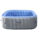 MCW-N97 Whirlpool aufblasbar 6 Personen PVC eckig grau-blau Bild 2