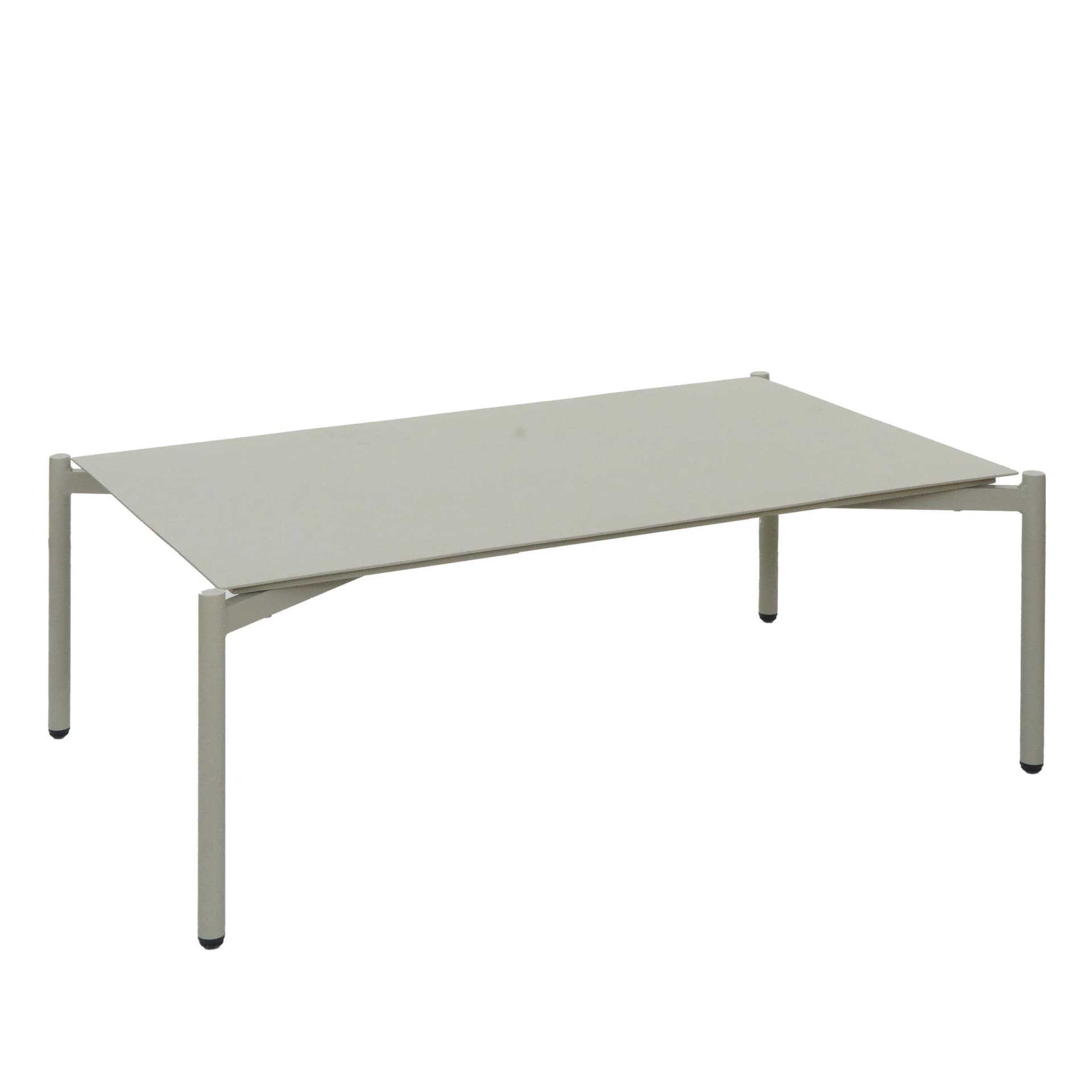 Aluminium Gartentisch MCW-O11 Outdoor Kaffetisch 105x65 cm Hellgrün - Bild 2