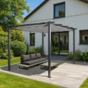 Aluminium Pergola MCW-N93 Gartenpavillon 3x4m grau Bild 1
