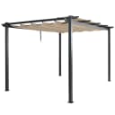 Aluminium Pergola MCW-N93 Gartenpavillon 3x4m creme-beige Bild 2