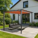 Aluminium Pergola MCW-N93 Gartenpavillon 3x4m Terrakotta Bild 1