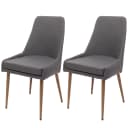 MCW Esszimmerstuhl MCW-O27 (Set, 2 St) Hohe Rückenlehne Stabile Beine aus Stahl in Holzoptik Bild 1