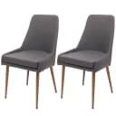MCW Esszimmerstuhl MCW-O27 (Set, 2 St) Hohe Rückenlehne Stabile Beine aus Stahl in Holzoptik Bild 2