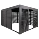 MCW Alu Pergola 3x4m mit 7 Schiebetüren Anthrazit Bild 2