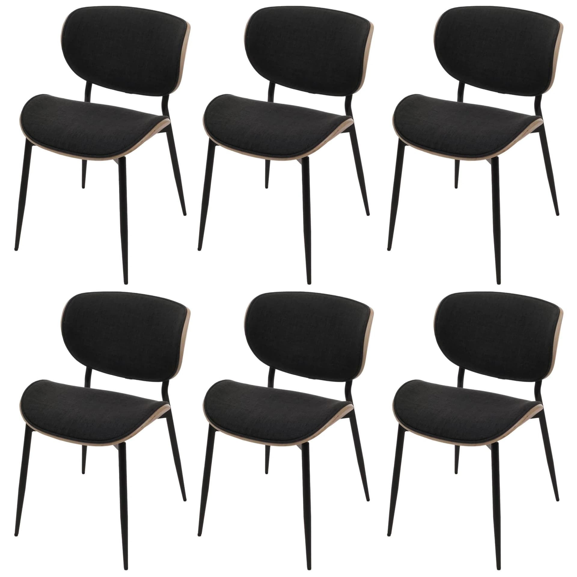 6er-Set Esszimmerstühle MCW-O45 Bugholz Stoff FSC-zertifiziert - Bild 2