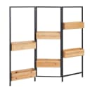 Raumteiler mit Pflanzkasten MCW-L32 Holz-Stahl 116x118cm Bild 2