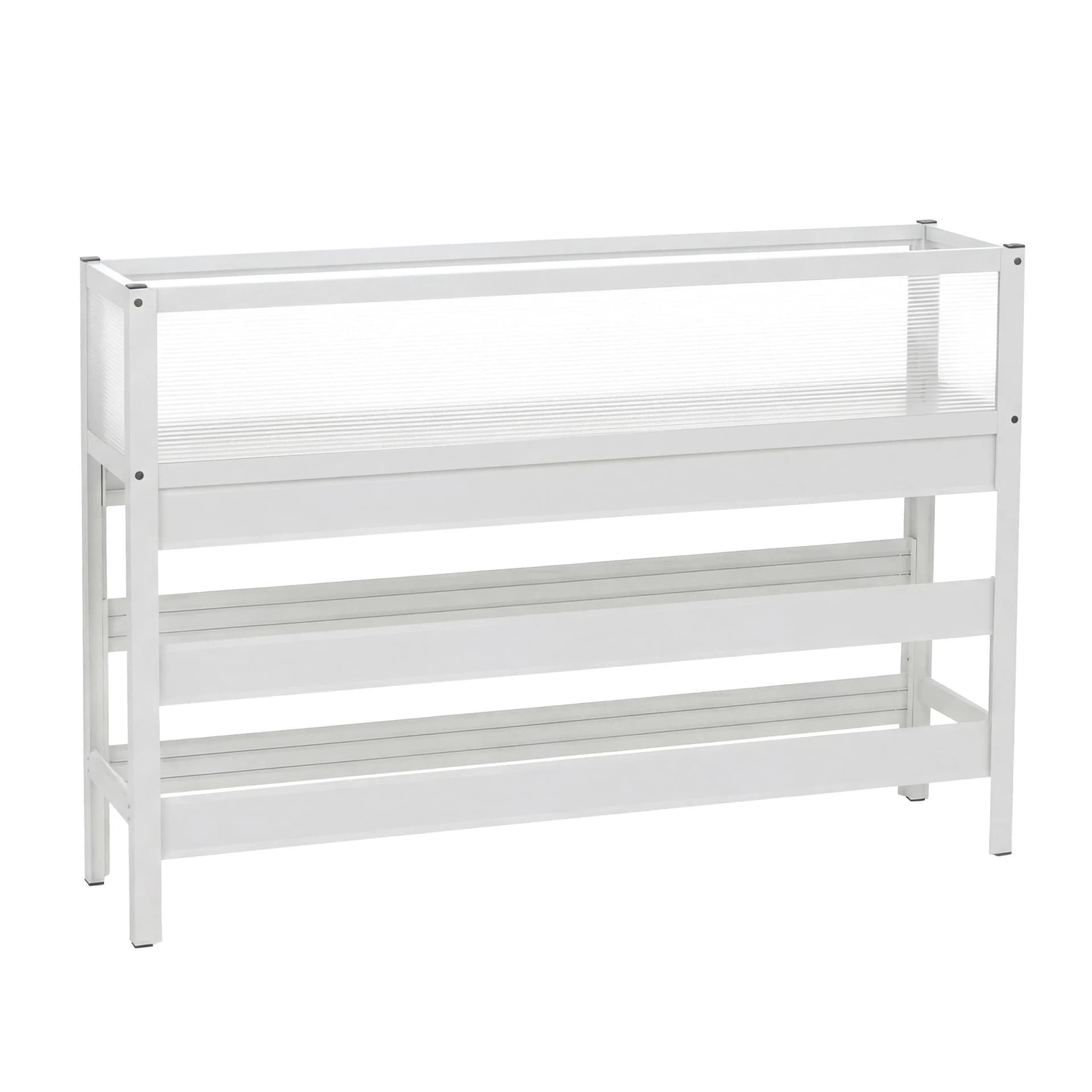 MCW Hochbeet Aluminium Weiß Transparent - Bild 2