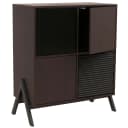 Kommode MCW-O40 Schrank Sideboard Highboard MDF Metall Melamin Walnuss-Optik Bild 2