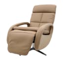 Relaxsessel MCW-L11 TV-Sessel Voll-Leder Taupe Drehbar Bild 1