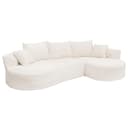 MCW Loungesofa MCW-P19 3-Sitzer Weiß Cord Taschenfederkern Bild 2