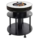 Feuerschale mit Grill MCW-K95, Feuerstelle Grill BBQ, Grillplatte Ablagefläche, Stahl Edelstahl Emaille Ø 56cm Schwarz Bild 1