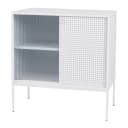 Kommode MCW-O90 Schiebetüren Weiß Industrial Bild 2