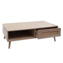 MCW Couchtisch MCW-M39 mit Kubu-Rattan Schublade Eiche-Optik Bild 2