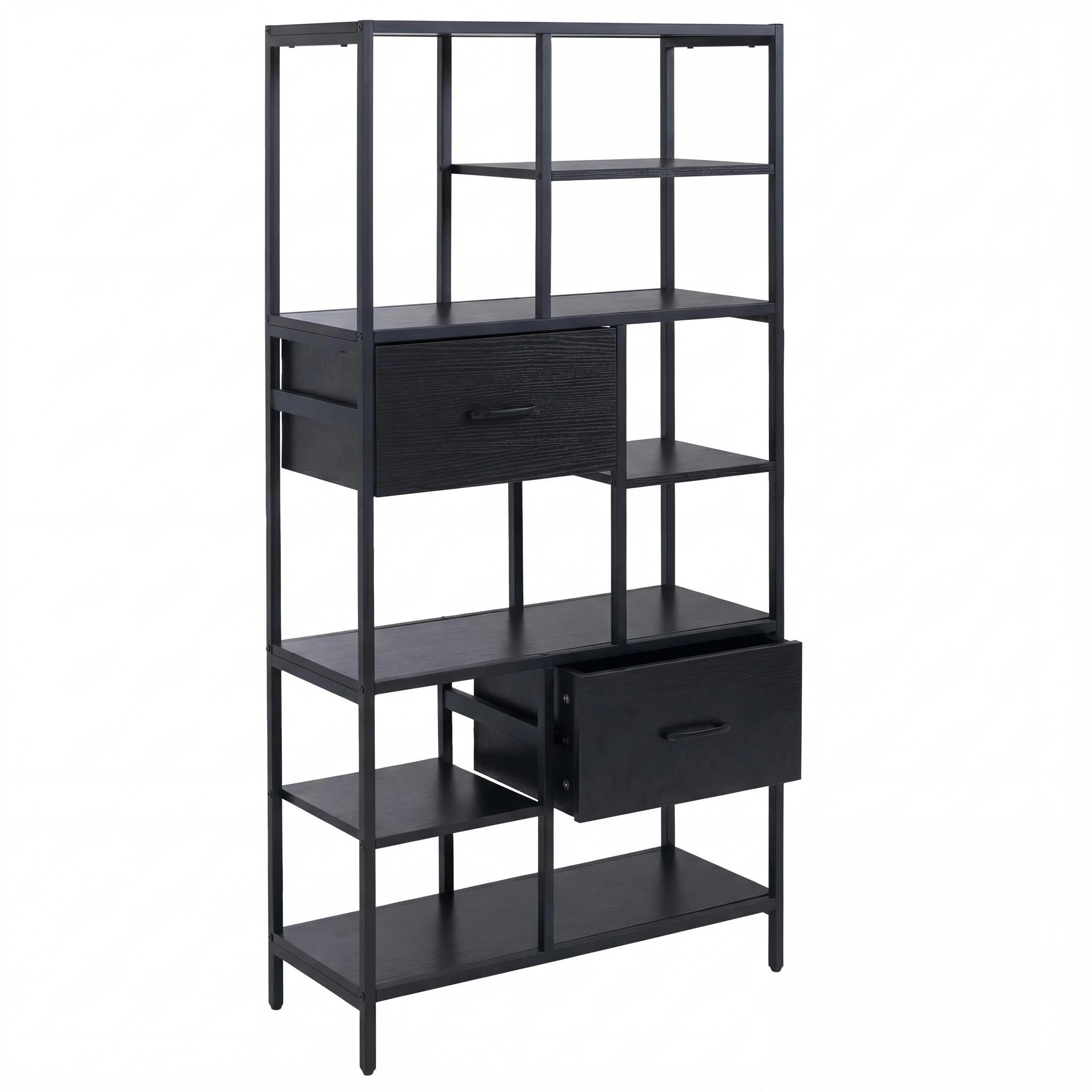 MCW Industrial Regal mit Schubladen Schwarz - Bild 2