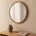 MCA Spiegel MCW-P55 Wandspiegel Garderobenspiegel Flurspiegel Massiv-Holz Glas 40cm Eiche Bild 1