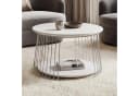 MCA Couchtisch MCW-P60 Beistelltisch Kaffeetisch Loungetisch Metall MDF rund Bild 3