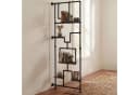 Raumteiler mit Regal MCW-P10 Industrial Metall Melamin dunkelbraun Bild 3