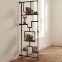 MCW Raumteiler mit Regal Industrial Braun Bild 1