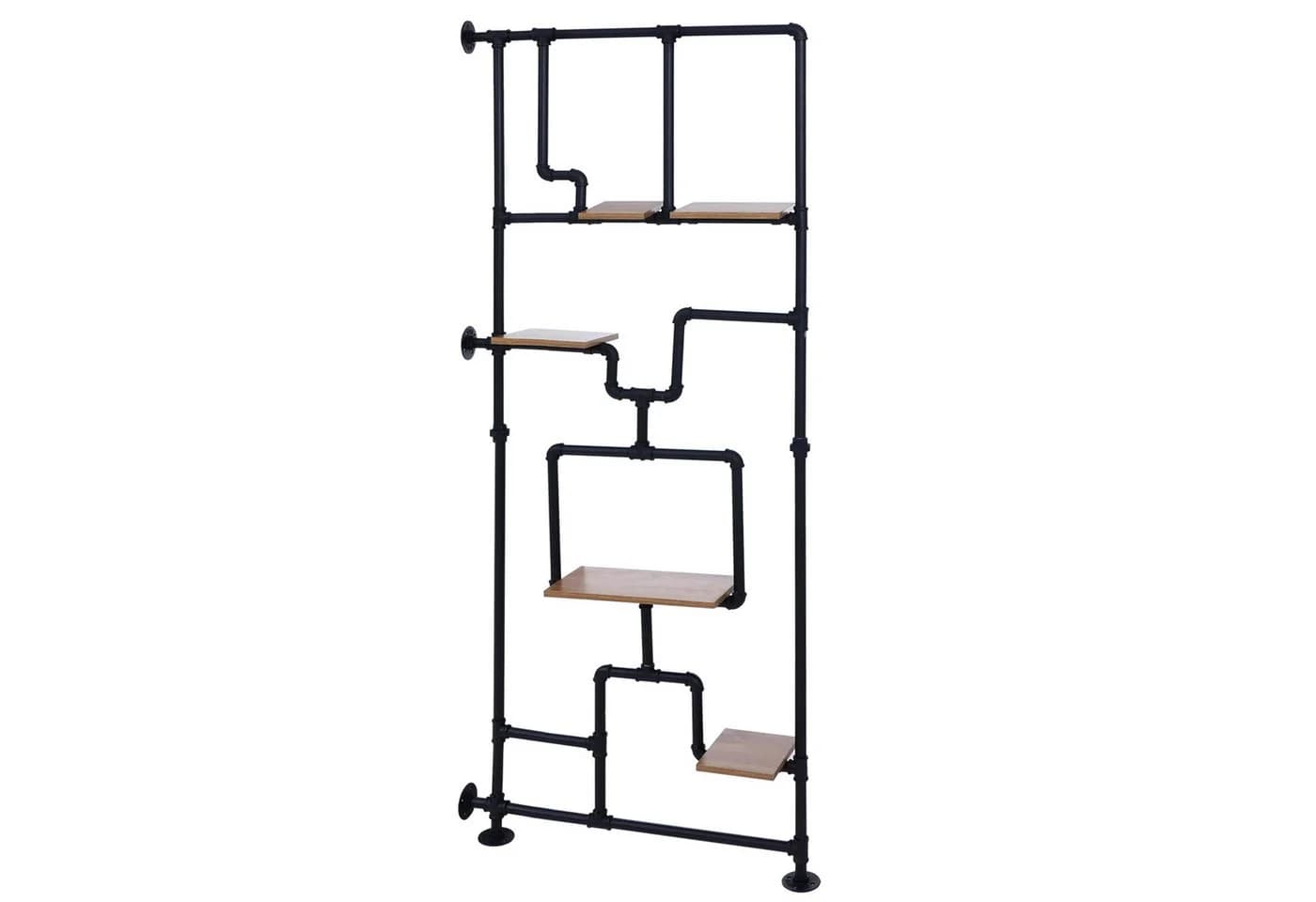 MCW Raumteiler mit Regal Industrial Braun - Bild 2