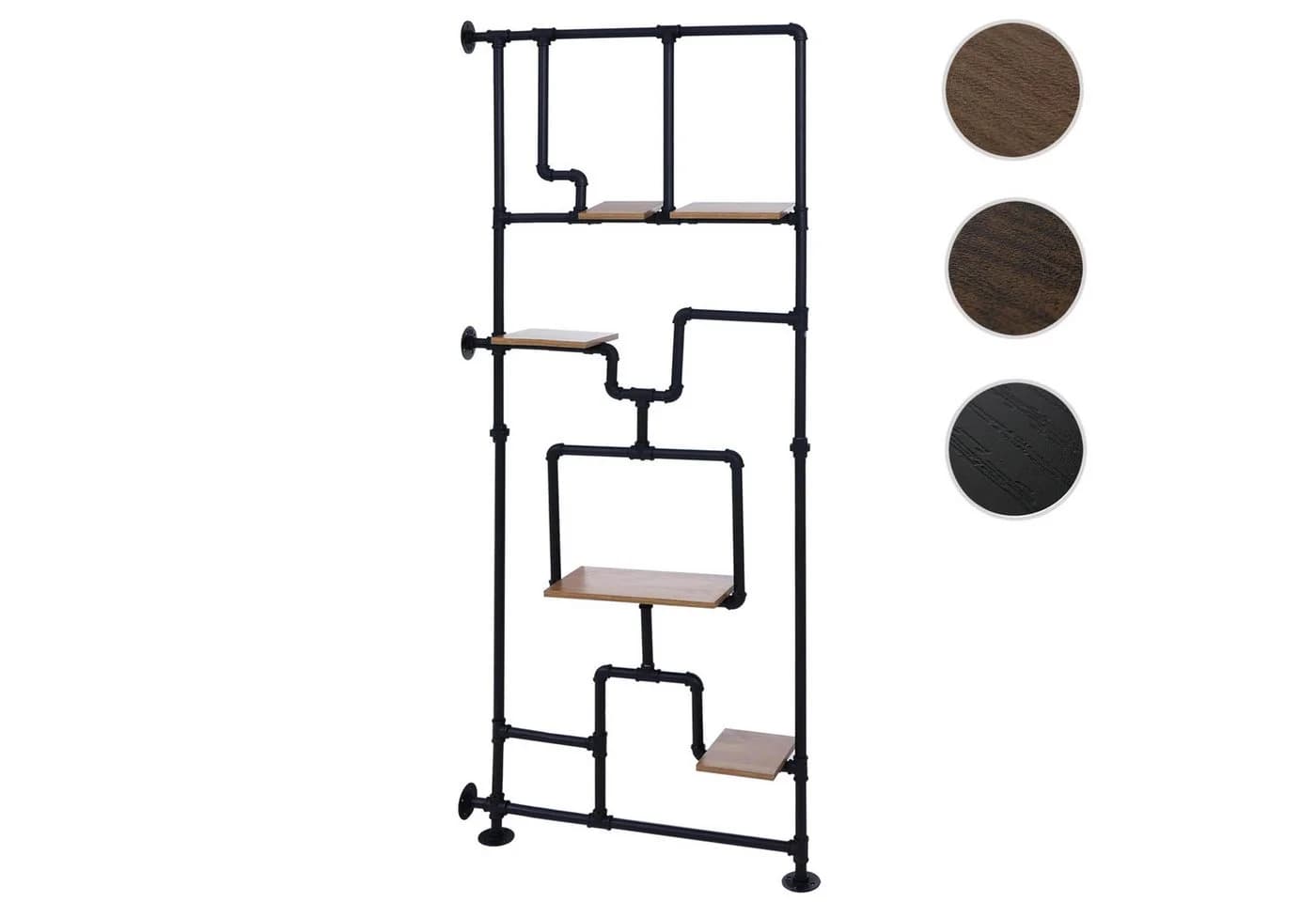 MCW Raumteiler mit Regal Industrial Braun - Bild 4