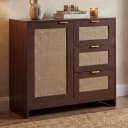 MCW-P50 Kommode Walnuss Optik Sideboard mit Schubladen Bild 1