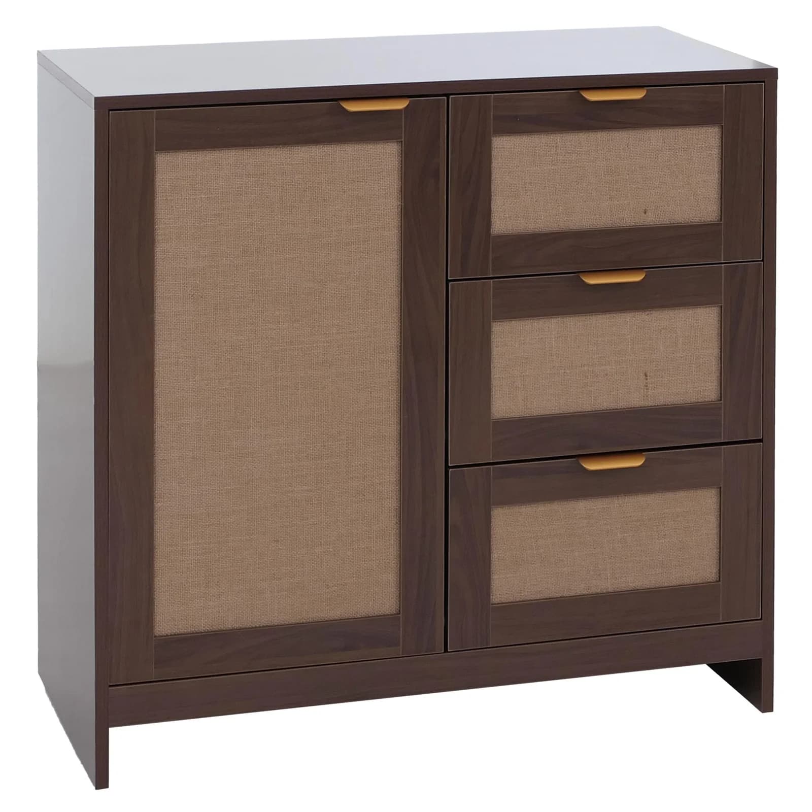 MCW-P50 Kommode Walnuss Optik Sideboard mit Schubladen - Bild 2