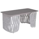Loungetisch MCW-P90 Outdoor Seilgeflecht Sinterstein Bild 2