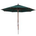 MCW Gastronomie Holz-Sonnenschirm MCW-C57b Dunkelgrün Ø3m Bild 2